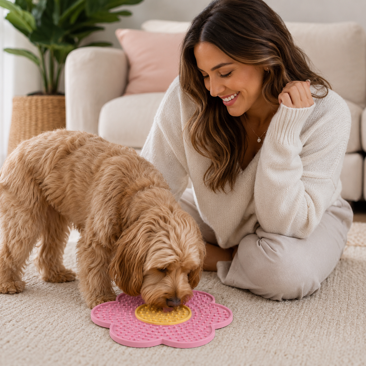 Flower Lick Mat