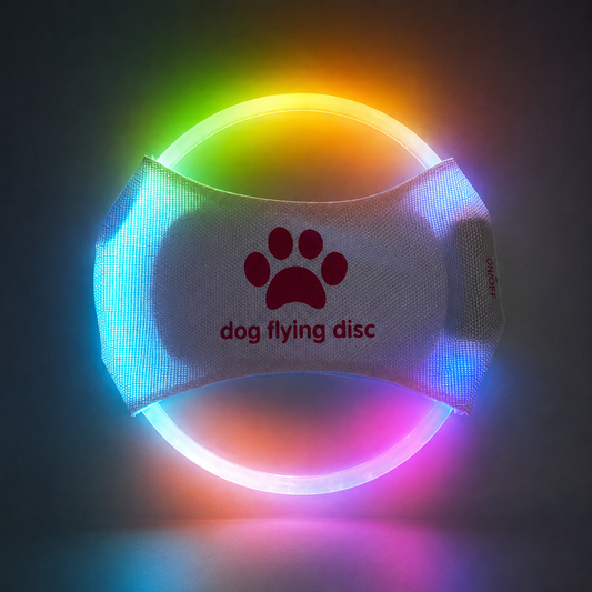GlowFetch Rechargeable LED Flying Disc