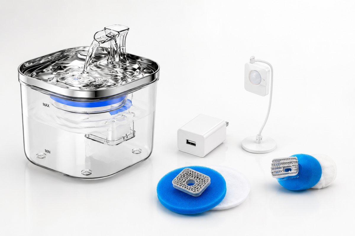 Stainless Steel Water Fountain for Dogs