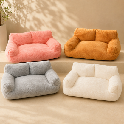 Luxury Plush Dog Sofa Bed