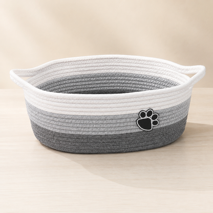 WovenPaw Dog Toy Basket