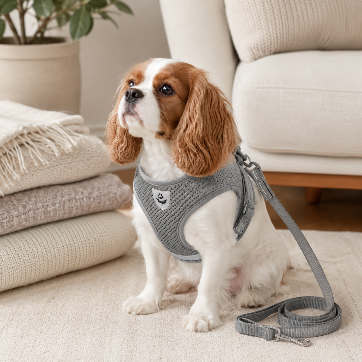 Set de arnés y correa Pupzy ComfortFit