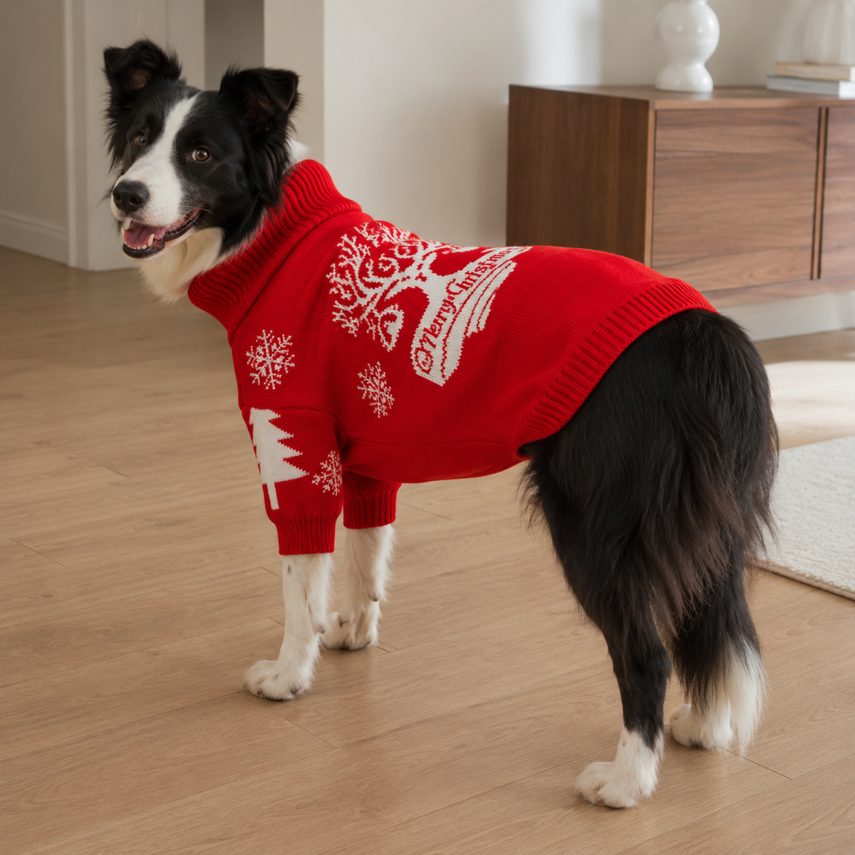HolidayKnit Dog Sweater