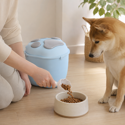 Contenedor para alimentos de perro