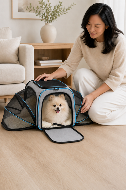 MaxComfort Expanding Dog Travel Carrier