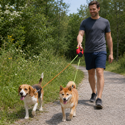 TwoDog Elite LED Retractable Leash