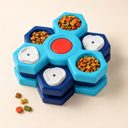 Stacked Puzzle Slow Feeder Bowl
