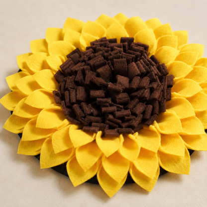 Sunflower Snuffle Mat – Washable Dog Enrichment Toy