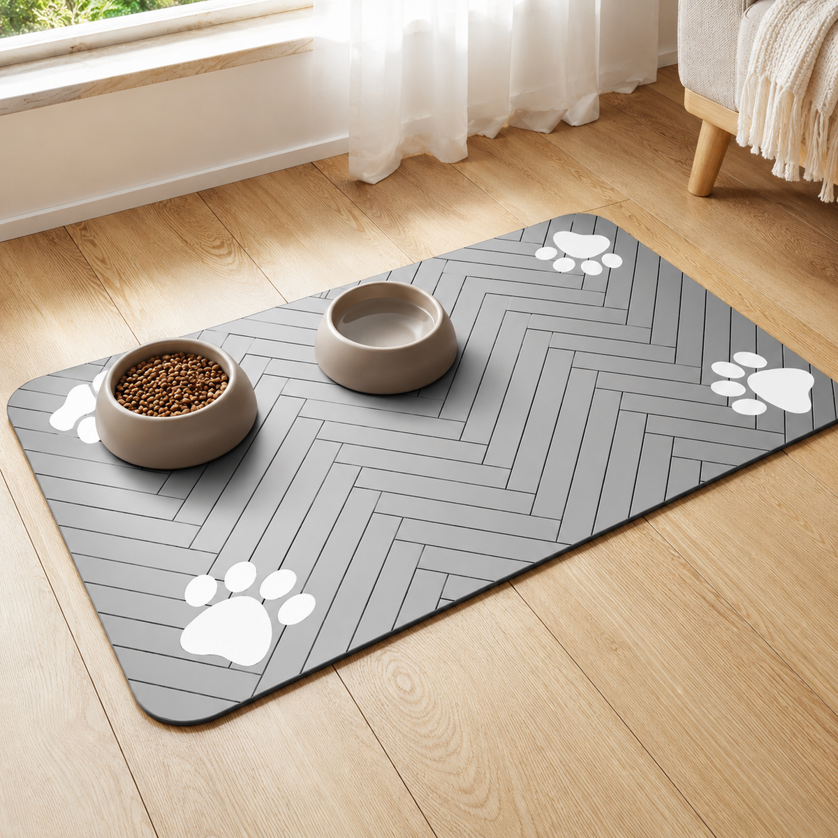 Quick-Dry Dog Feeding Mat