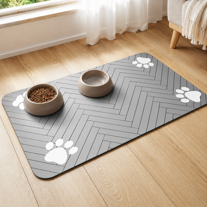 Quick-Dry Dog Feeding Mat