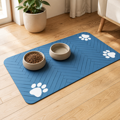 Quick-Dry Dog Feeding Mat