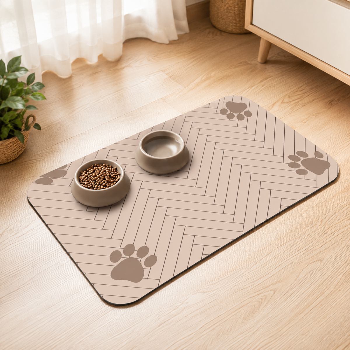 Quick-Dry Dog Feeding Mat