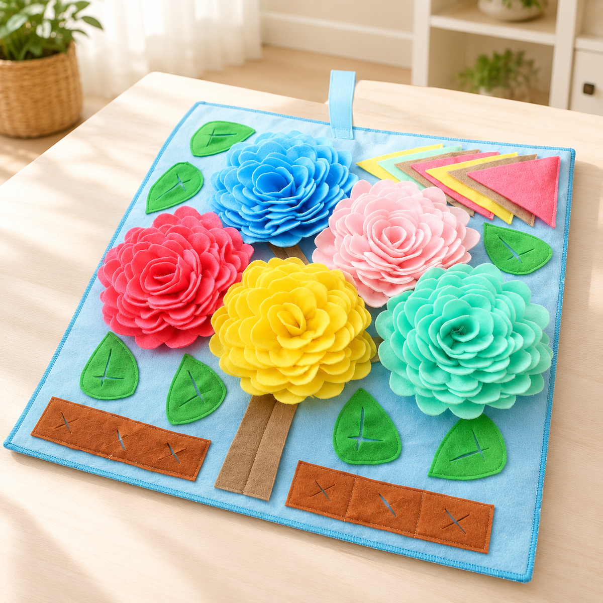 Alfombra olfativa de flor