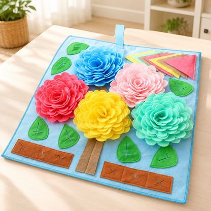 Alfombra olfativa de flor