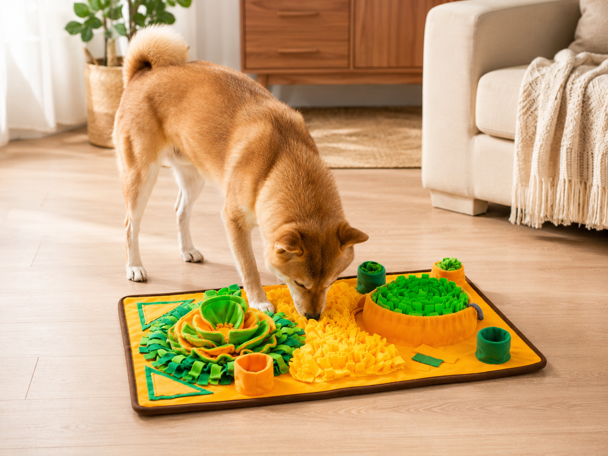 Large Dog Snuffle Mat – Interactive Slow Feeder