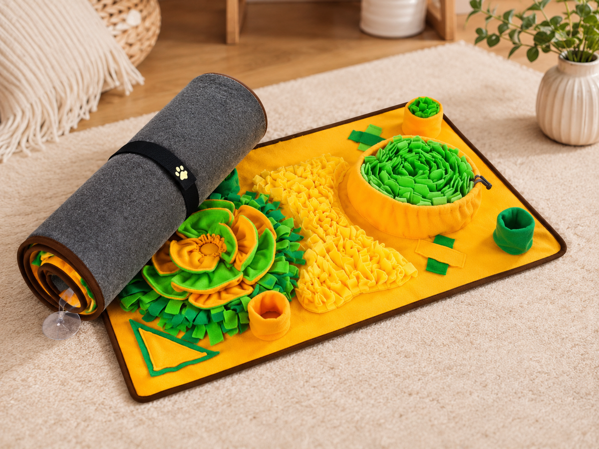 Large Dog Snuffle Mat – Interactive Slow Feeder