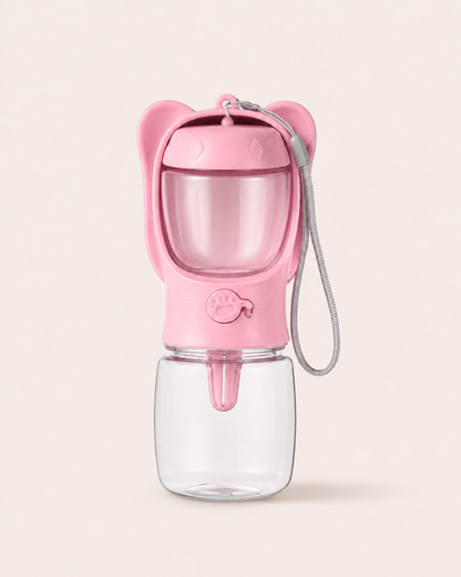 2-in-1 Dog Travel Water & Food Bottle