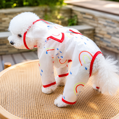 Rainbow Raincoat for Pups