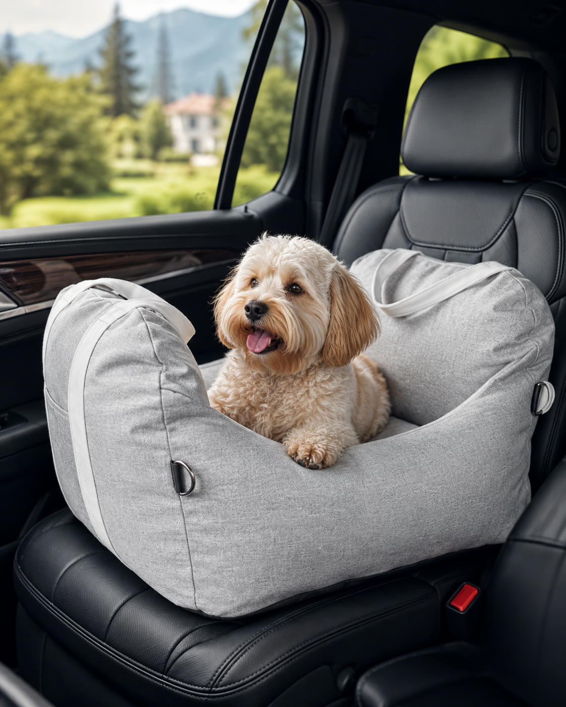 Cama de coche segura para perros TravelNest