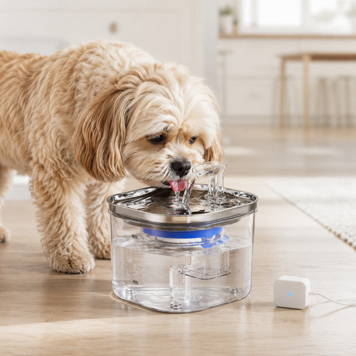 Stainless Steel Water Fountain for Dogs
