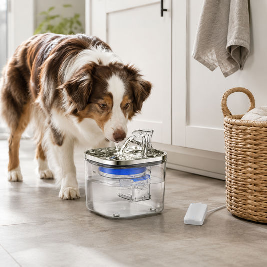 Stainless Steel Water Fountain for Dogs