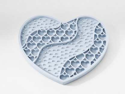 Heart Shaped Dog Licking Mat