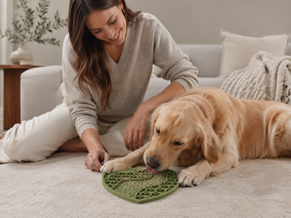 Heart Shaped Dog Licking Mat