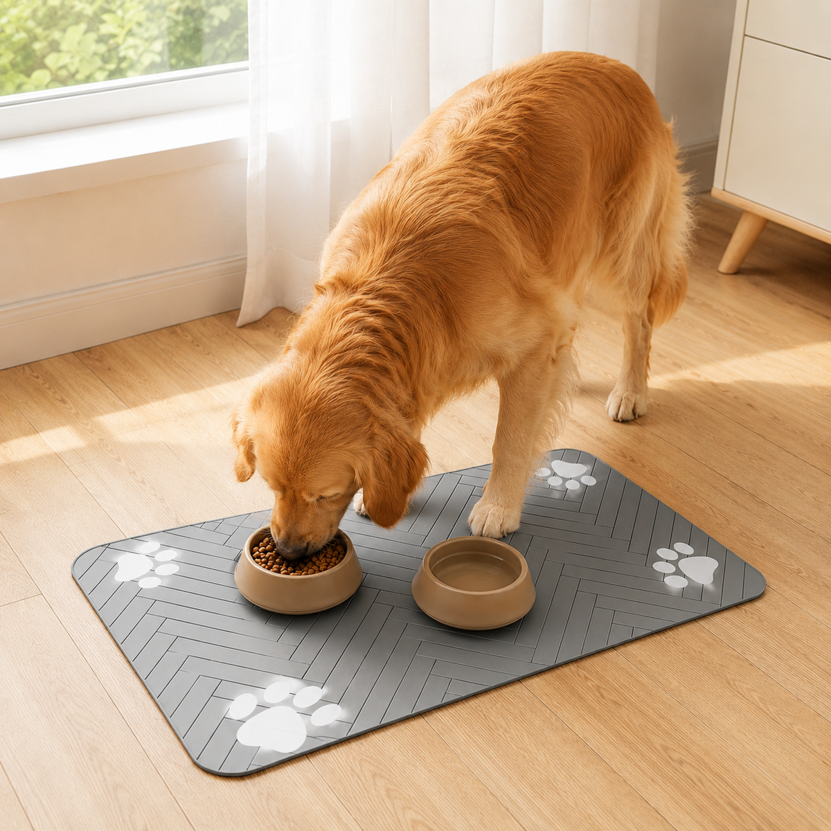 Quick-Dry Dog Feeding Mat