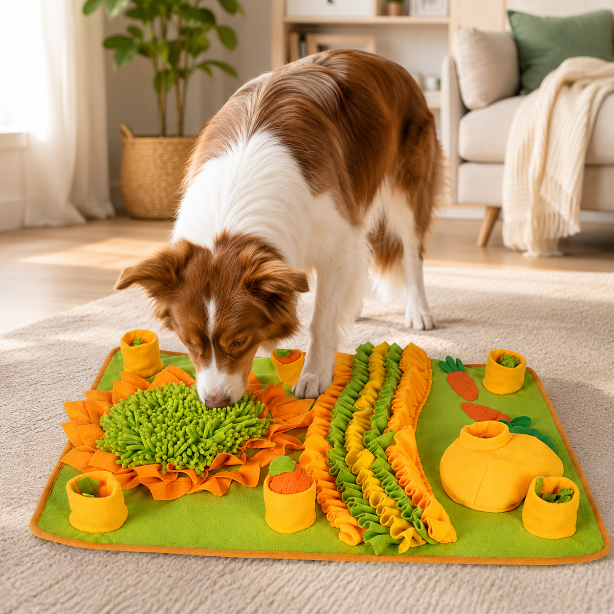 Large Dog Snuffle Mat – Interactive Slow Feeder