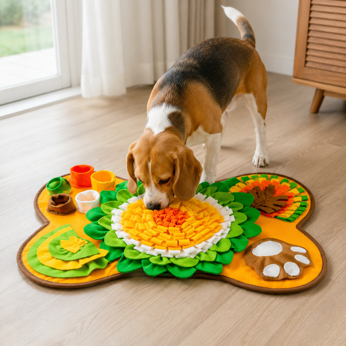 Large Dog Snuffle Mat – Interactive Slow Feeder