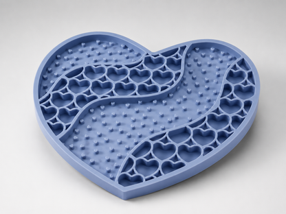 Heart Shaped Dog Licking Mat