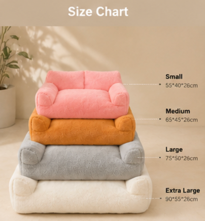 Luxury Plush Dog Sofa Bed
