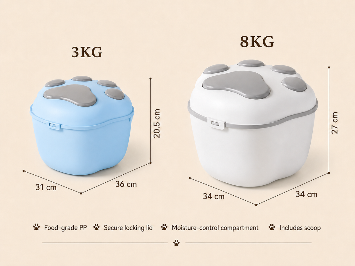 Contenedor para alimentos de perro