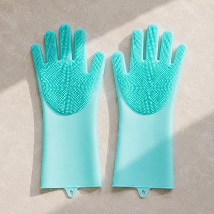 Aura Grooming Bath Gloves