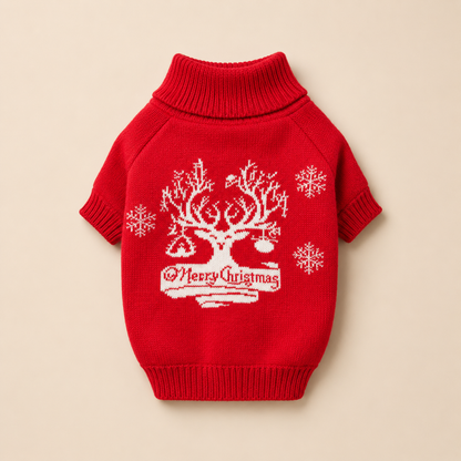HolidayKnit Dog Sweater