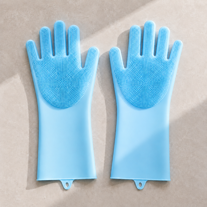Aura Grooming Bath Gloves